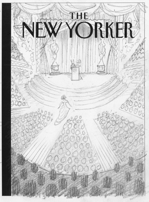 "New Yorker - Academy Awards" is copyright ©2008 by Bob Staake.  All rights reserved.  Reproduction prohibited.