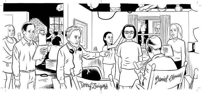 "Ghost World illustration for Empire magazine" is copyright ©2008 by Daniel Clowes.  All rights reserved.  Reproduction prohibited.