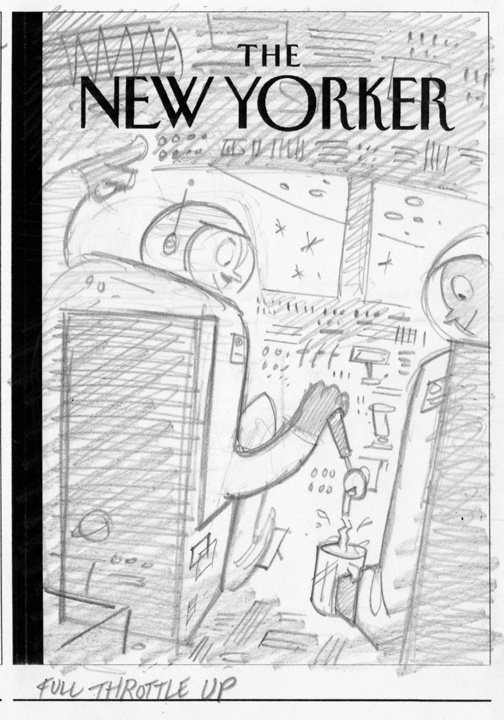 "New Yorker - NASA Throttle Up" is copyright ©2008 by Bob Staake.  All rights reserved.  Reproduction prohibited.