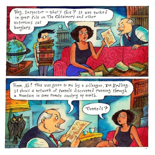 "Super-Enigmatix - Page 20" is copyright ©2008 by Richard Sala.  All rights reserved.  Reproduction prohibited.