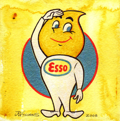 "Esso Man" is copyright ©2008 by J.R. Williams.  All rights reserved.  Reproduction prohibited.