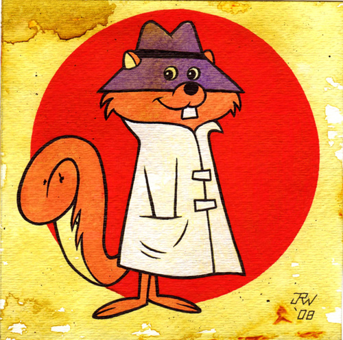 "Secret Squirrel" is copyright ©2008 by J.R. Williams.  All rights reserved.  Reproduction prohibited.