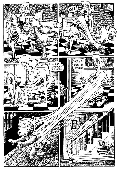 "Fuzz &amp; Pluck chapter 3, page 5" is copyright ©2008 by Ted Stearn.  All rights reserved.  Reproduction prohibited.