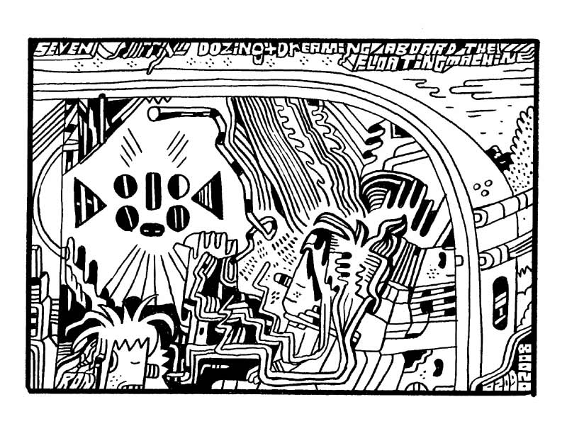 "ENTER THE CARTOON UTOPIA #07" is copyright ©2008 by Ron Regé, Jr..  All rights reserved.  Reproduction prohibited.