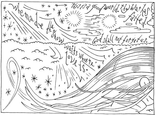 "KENNETH PATCHEN - panel 2" is copyright ©2008 by Ron Regé, Jr..  All rights reserved.  Reproduction prohibited.