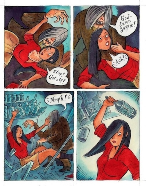 "The Bloody Cardinal - page 38" is copyright ©2008 by Richard Sala.  All rights reserved.  Reproduction prohibited.