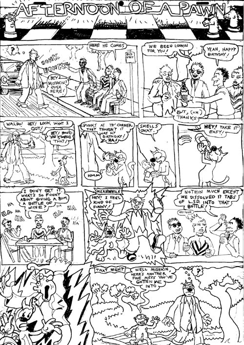 "Afternoon of a Pawn" is copyright ©2008 by Kim Deitch.  All rights reserved.  Reproduction prohibited.