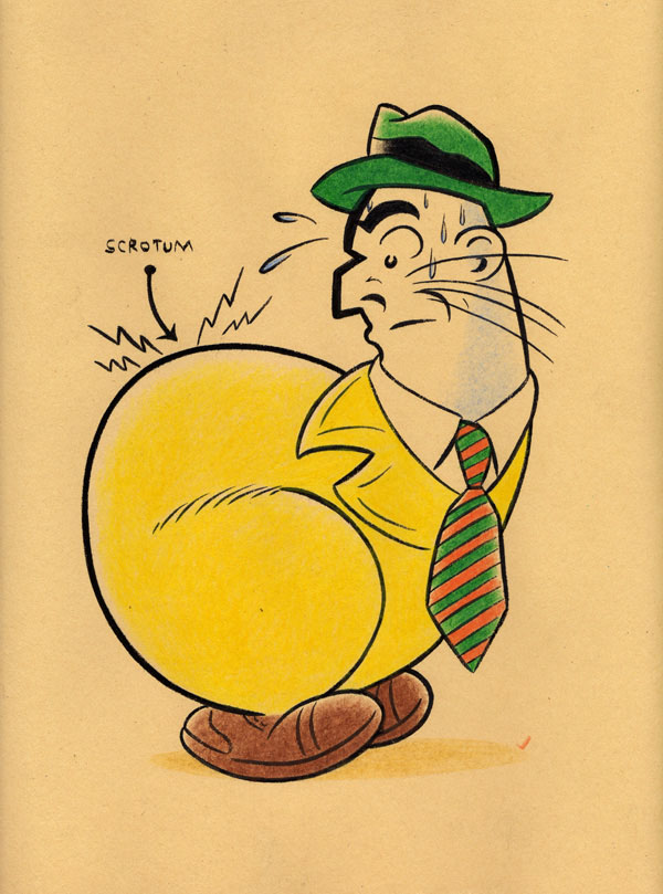 "CARTOON JUMBLE! DICK TRACY & THE SHMOO" is copyright ©2008 by Jeremy Eaton.  All rights reserved.  Reproduction prohibited.