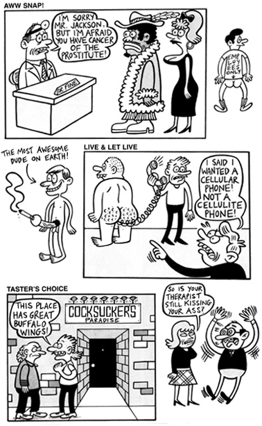 "Pukins! (AYC gag page) #3" is copyright &copy;2008 by Johnny Ryan.  All rights reserved.  Reproduction prohibited.