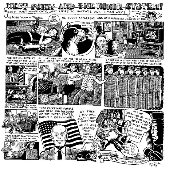 "West Point and the Honor System" is copyright ©2008 by Kim Deitch.  All rights reserved.  Reproduction prohibited.