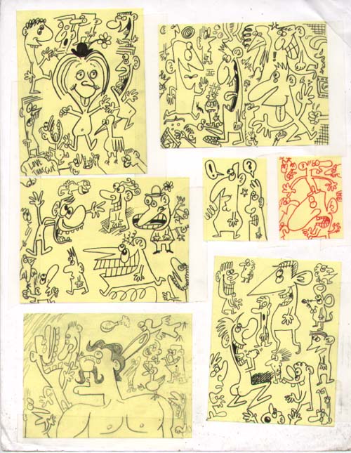 "Post-It Doodles 2" is copyright ©2008 by Sam Henderson.  All rights reserved.  Reproduction prohibited.