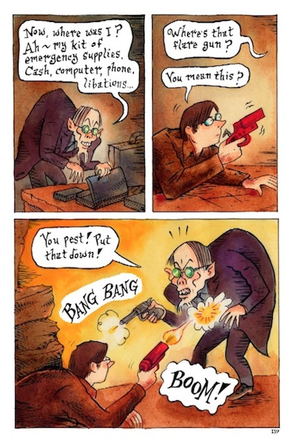 "VIOLENZIA RETURNS - Page 29" is copyright ©2008 by Richard Sala.  All rights reserved.  Reproduction prohibited.