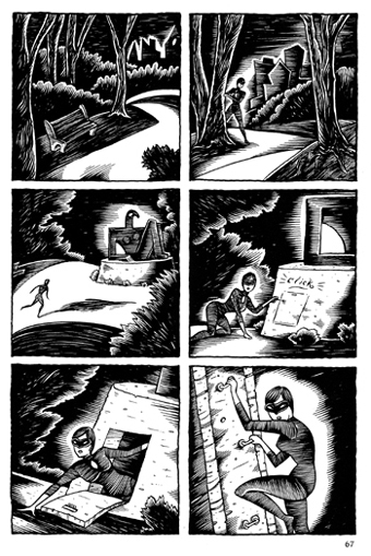 "Chuckling Whatsit - page 67" is copyright ©2008 by Richard Sala.  All rights reserved.  Reproduction prohibited.