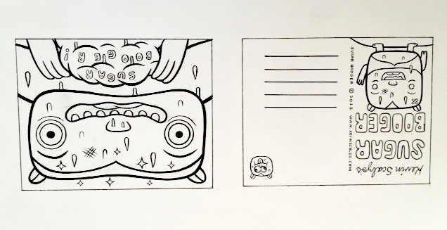 "Sugar Booger Postcard art" is copyright ©2008 by Kevin Scalzo.  All rights reserved.  Reproduction prohibited.