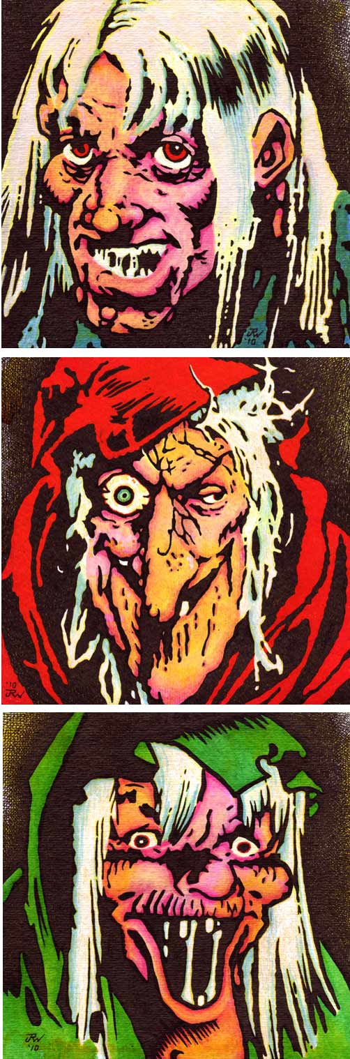 "Crypt Keeper, Old Witch, Vault Keeper" is copyright ©2008 by J.R. Williams.  All rights reserved.  Reproduction prohibited.