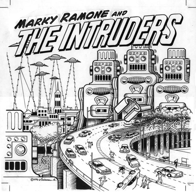 "MARKY RAMONE CD COVER ART" is copyright &copy;2008 by Jim Blanchard.  All rights reserved.  Reproduction prohibited.