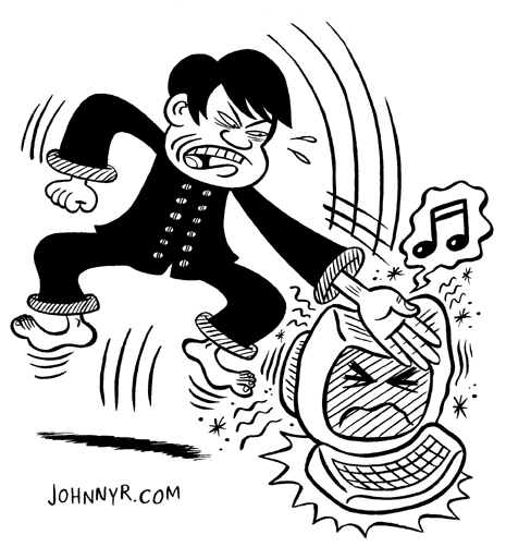 "Stranger Illo - Kung Fu Komputer" is copyright &copy;2008 by Johnny Ryan.  All rights reserved.  Reproduction prohibited.