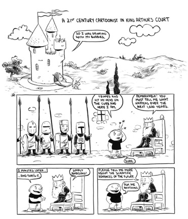 "A 21st Century Cartoonist in King Arthur's Court" is copyright ©2008 by Robert Goodin.  All rights reserved.  Reproduction prohibited.