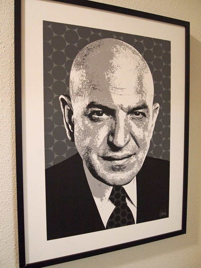 "TELLY SAVALAS PAINTING" is copyright ©2008 by Jim Blanchard.  All rights reserved.  Reproduction prohibited.