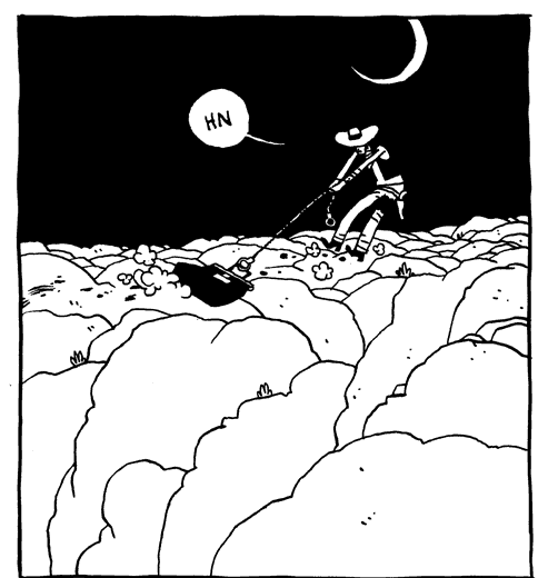 "dragging bag with moon" is copyright ©2008 by Jordan Crane.  All rights reserved.  Reproduction prohibited.