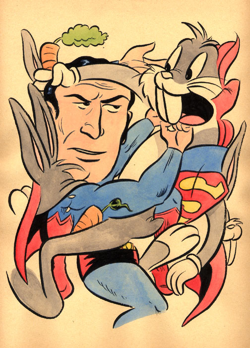 "SUPERMAN AND BUGS BUNNY" is copyright ©2008 by Jeremy Eaton.  All rights reserved.  Reproduction prohibited.