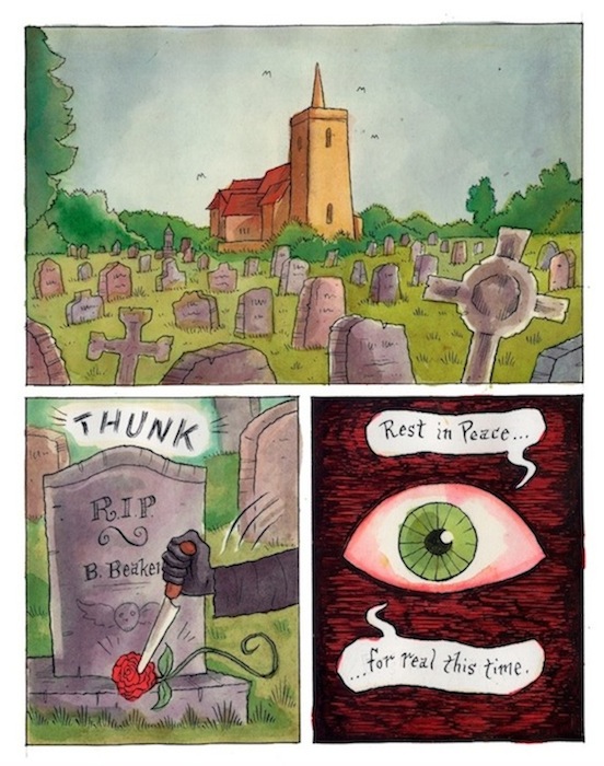 "The Bloody Cardinal - page 89" is copyright ©2008 by Richard Sala.  All rights reserved.  Reproduction prohibited.
