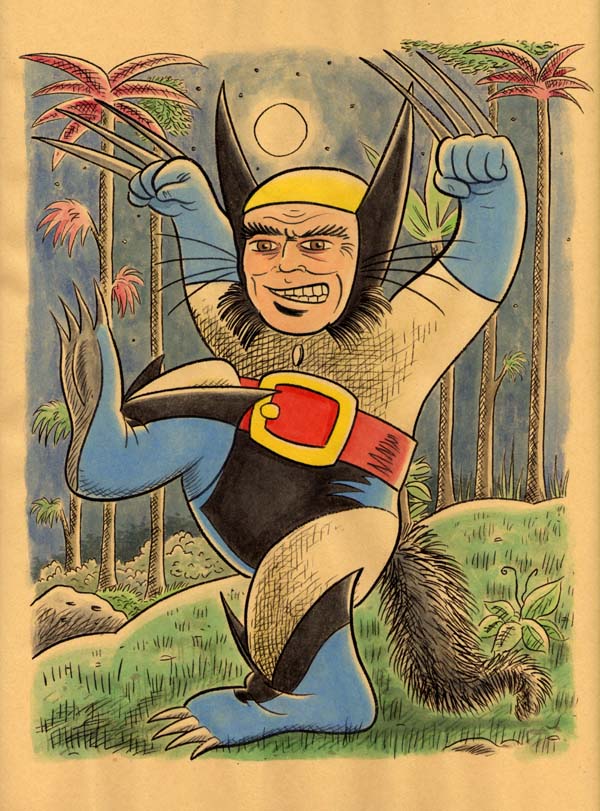 "CARTOON JUMBLE! MAX & WOLVERINE!" is copyright ©2008 by Jeremy Eaton.  All rights reserved.  Reproduction prohibited.