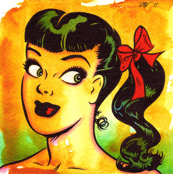 "Katy Keene" is copyright ©2008 by J.R. Williams.  All rights reserved.  Reproduction prohibited.