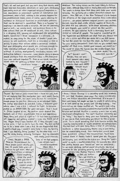 "SCHIZO # 2, page 14" is copyright &copy;2008 by Ivan Brunetti.  All rights reserved.  Reproduction prohibited.