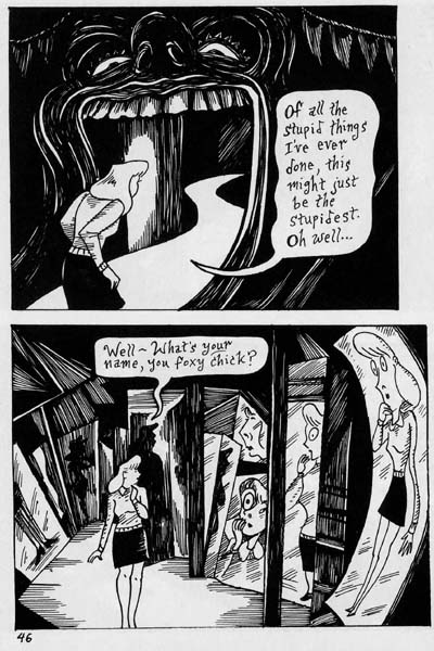 "The Grave Robber's Daughter - page 46" is copyright ©2008 by Richard Sala.  All rights reserved.  Reproduction prohibited.