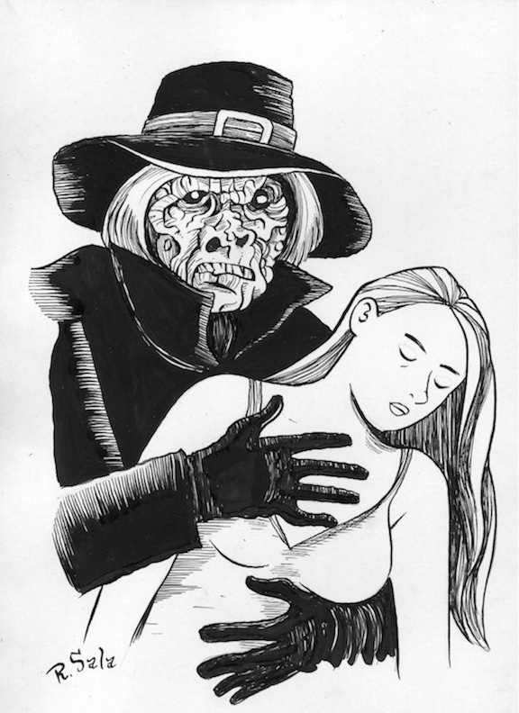 "Barron Blood" is copyright ©2008 by Richard Sala.  All rights reserved.  Reproduction prohibited.