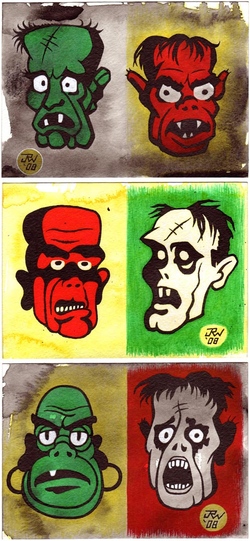 "Monster Men" is copyright ©2008 by J.R. Williams.  All rights reserved.  Reproduction prohibited.