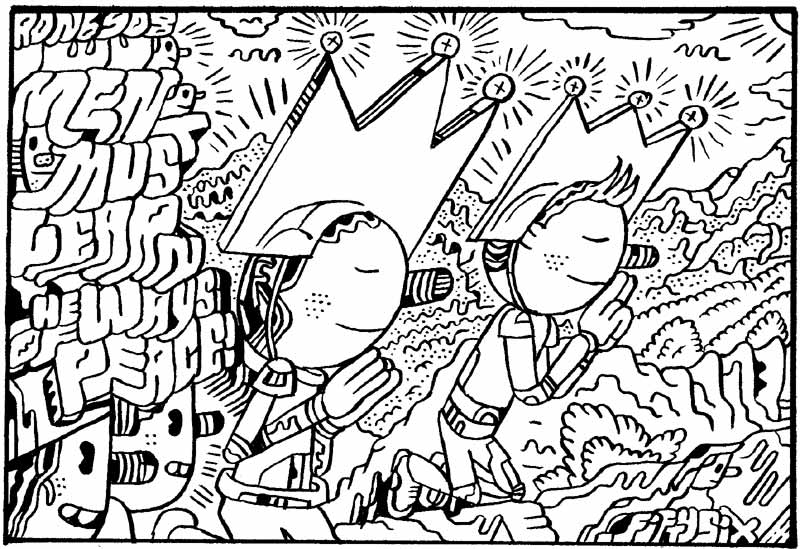 "ENTER THE CARTOON UTOPIA #56" is copyright ©2008 by Ron Regé, Jr..  All rights reserved.  Reproduction prohibited.