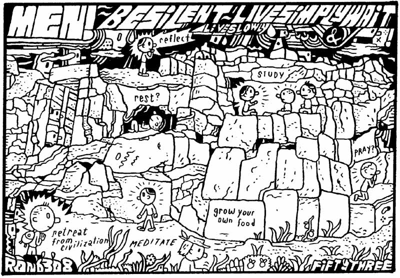 "ENTER THE CARTOON UTOPIA #53" is copyright ©2008 by Ron Regé, Jr..  All rights reserved.  Reproduction prohibited.