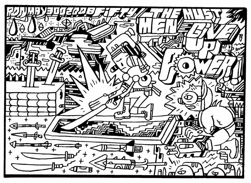 "ENTER THE CARTOON UTOPIA #50" is copyright ©2008 by Ron Regé, Jr..  All rights reserved.  Reproduction prohibited.