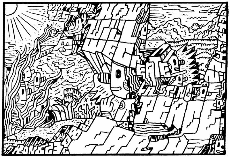 "ENTER THE CARTOON UTOPIA #49" is copyright ©2008 by Ron Regé, Jr..  All rights reserved.  Reproduction prohibited.