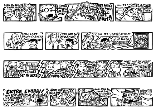 "(22) Nickelodeon Magazine Strips" is copyright ©2008 by Kurt Wolfgang.  All rights reserved.  Reproduction prohibited.