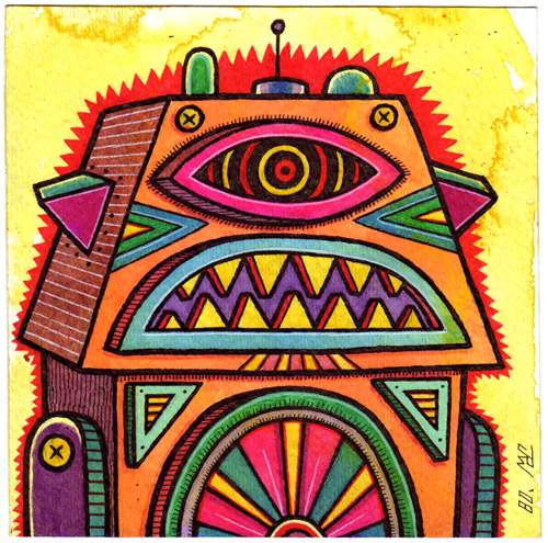 "Hypno-Robot" is copyright ©2008 by J.R. Williams.  All rights reserved.  Reproduction prohibited.