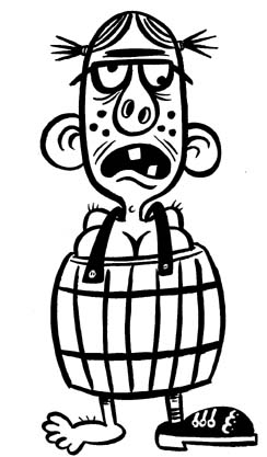 "Barrel Tranny" is copyright &copy;2008 by Johnny Ryan.  All rights reserved.  Reproduction prohibited.
