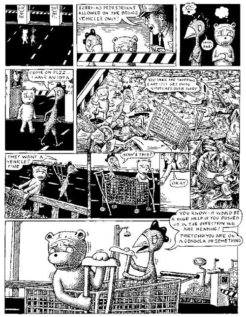 "Fuzz & Pluck chapter 1, page 2" is copyright ©2008 by Ted Stearn.  All rights reserved.  Reproduction prohibited.