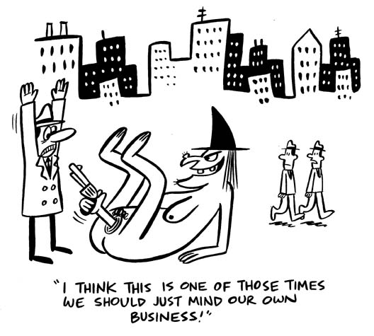 "AYC#10 GAG-"Witch Crime"" is copyright &copy;2008 by Johnny Ryan.  All rights reserved.  Reproduction prohibited.