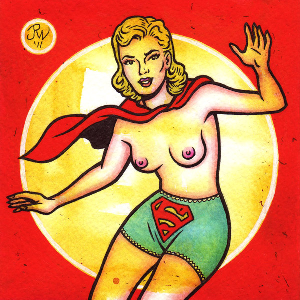 "Supergirl" is copyright ©2008 by J.R. Williams.  All rights reserved.  Reproduction prohibited.