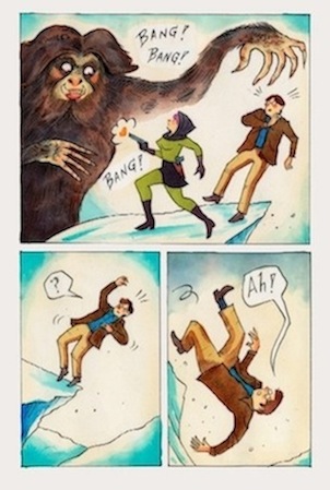 "VIOLENZIA RETURNS - Page 8" is copyright ©2008 by Richard Sala.  All rights reserved.  Reproduction prohibited.