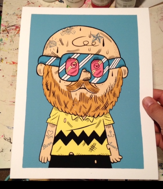 "Hipster Charlie Brown Giclee print" is copyright ©2008 by Kevin Scalzo.  All rights reserved.  Reproduction prohibited.