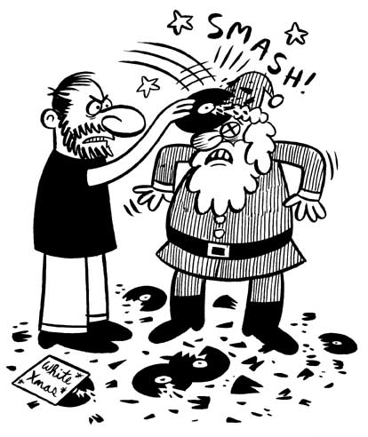 "Stranger Illo-Jew vs. Santa" is copyright &copy;2008 by Johnny Ryan.  All rights reserved.  Reproduction prohibited.