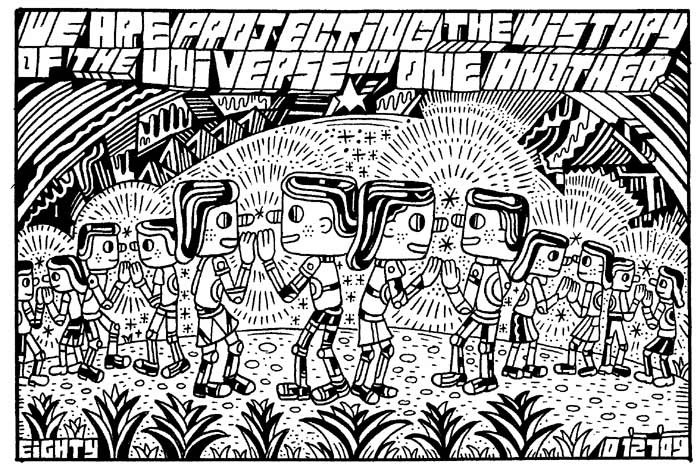 "ENTER THE CARTOON UTOPIA #80" is copyright ©2008 by Ron Regé, Jr..  All rights reserved.  Reproduction prohibited.