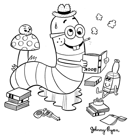 "VICE-Bookworm" is copyright &copy;2008 by Johnny Ryan.  All rights reserved.  Reproduction prohibited.