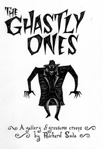 "Ghastly Ones - Title Page" is copyright ©2008 by Richard Sala.  All rights reserved.  Reproduction prohibited.