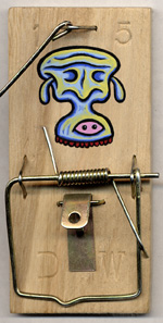 "painted mousetrap #15" is copyright ©2008 by Dennis Worden.  All rights reserved.  Reproduction prohibited.
