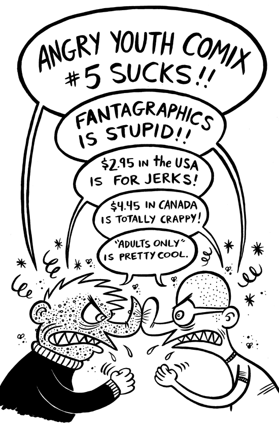 "ANGRY YOUTH COMIX #5-Reverse Cover" is copyright &copy;2008 by Johnny Ryan.  All rights reserved.  Reproduction prohibited.